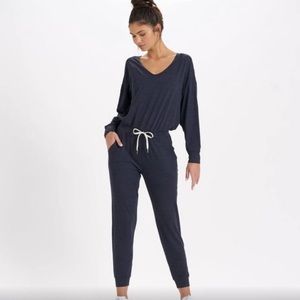 Vuori Long Sleeve Lux Jumpsuit Midnight Heather